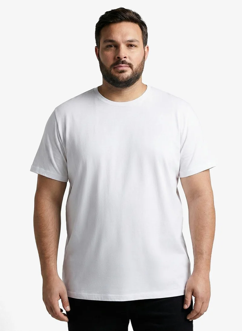 سفنتي فايف بيسيكس عبوة من  تي شيرت مقاس كبير