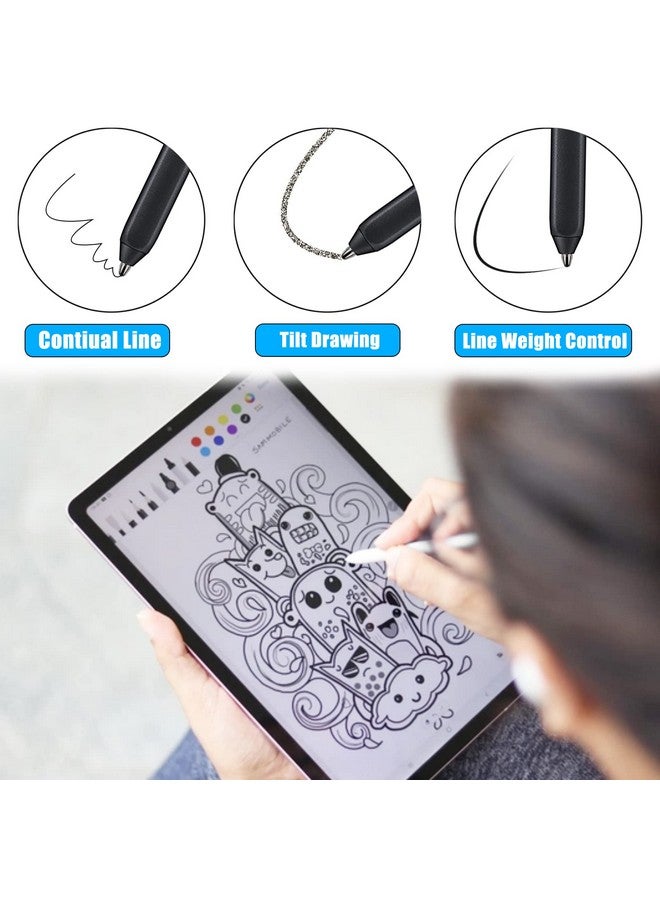 ريير أطراف أقلام رصاص دقيقة من سبائك التيتانيوم مناسبة لجميع الأغراض، لا تتعرض للتلف، متوافقة مع قلم BOOX Pen 2 Pro، وiReader، وIFLYYTEK، وقلم Lamy AL-Star الرقمي، ورؤوس أقلام بديلة لقلم القراءة الإلكترونية الرقمي، قطعتان - Image 5