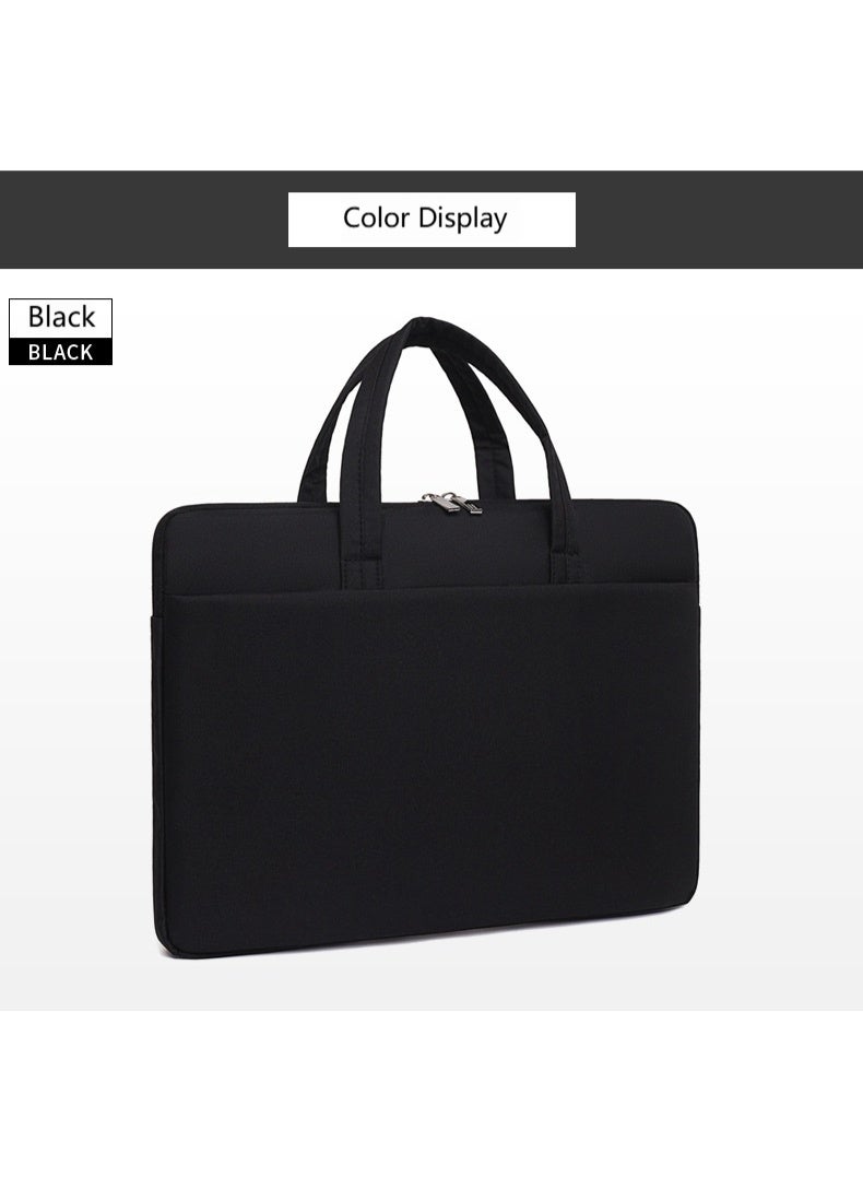 FANGFANGOTD 15.6 Inch Laptop Bag Lightweight Computer Bag Travel Business Handbag Briefcase for Men and Women Work Office College School - Image 2