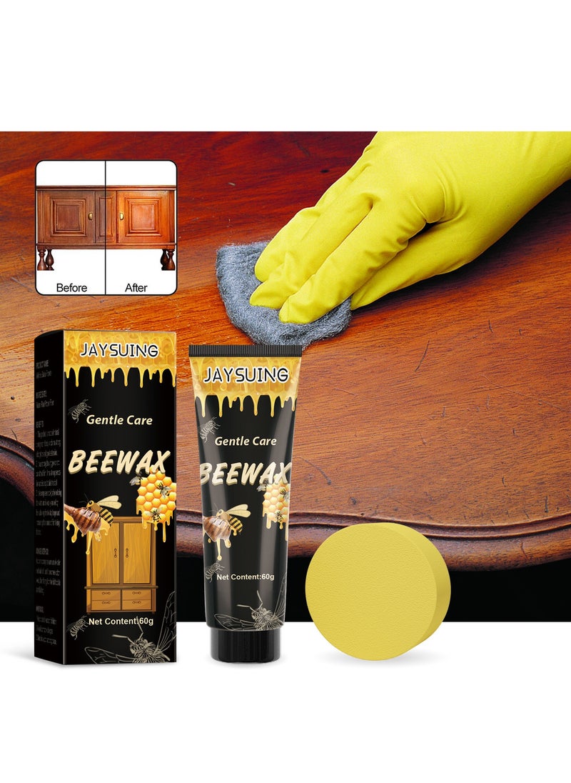 Jaysuing - Beewax Wood Furniture Polishing Beeswax Wood Floors Mahogany Furniture Cleaning Decontamination Brightening Care Beeswax - Image 1