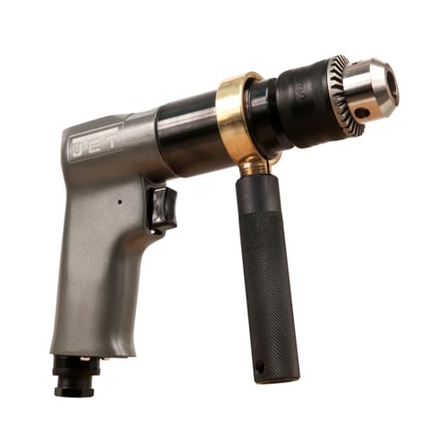 JET 1/2-Inch Pneumatic Reversible Drill, 800 RPM (Model JAT-601) - Image 1