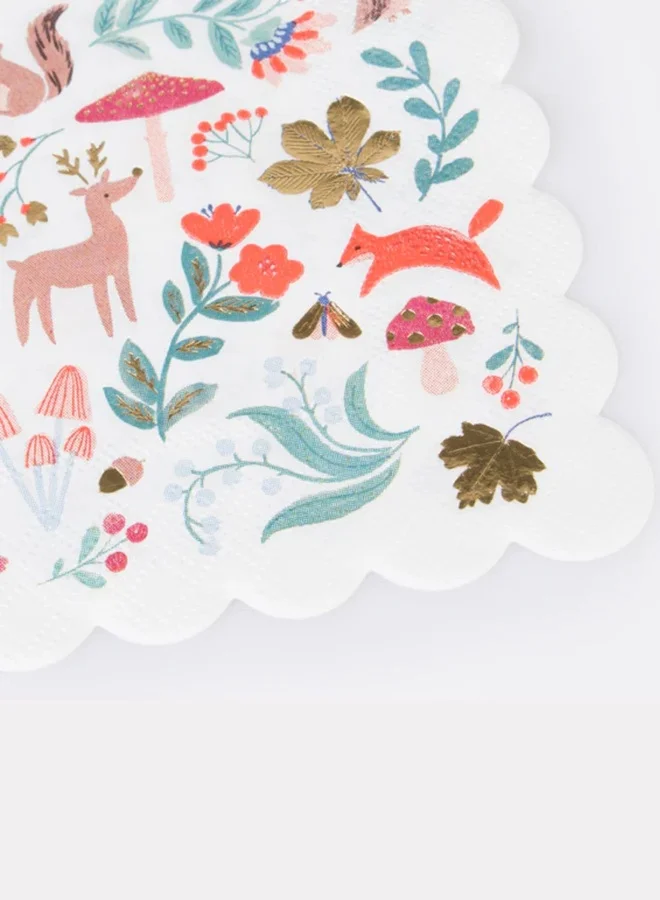 Meri Meri Winter Woodland Small Napkins