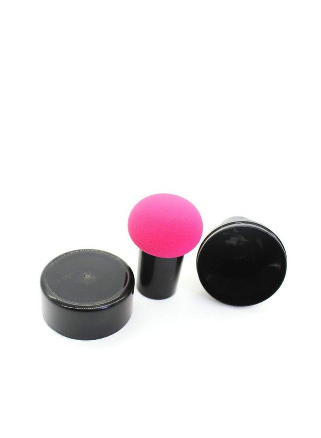 Vinayakart Soft Cosmetic Loose Powder Mushroom Head Beauty Concealer Foundation Puff Brush (Pink) - Image 4