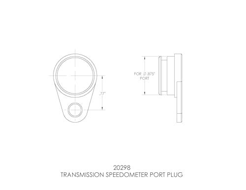 B M B&M 20298 Speedo Port Plug - Image 2