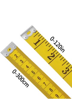 Generic 3 meter Double Scale Tailor Tape Yellow Double-sided Soft Tape Measure Sewing Measuring Ruler  - Image 3