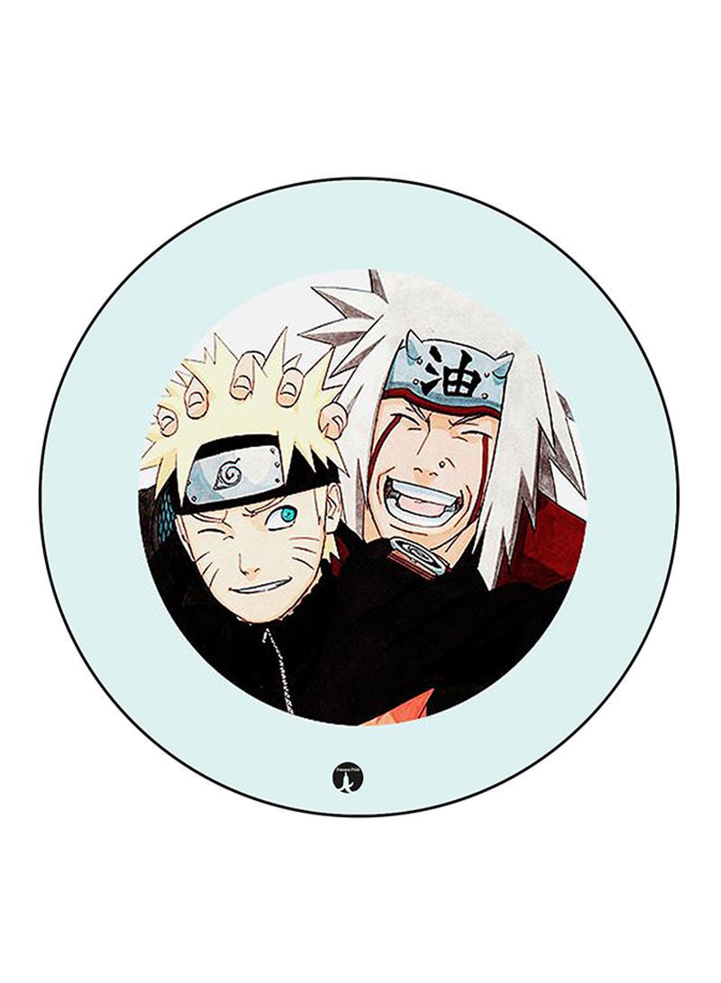 RKN The Anime Naruto Printed Round Pin Badge Multicolour - Image 1