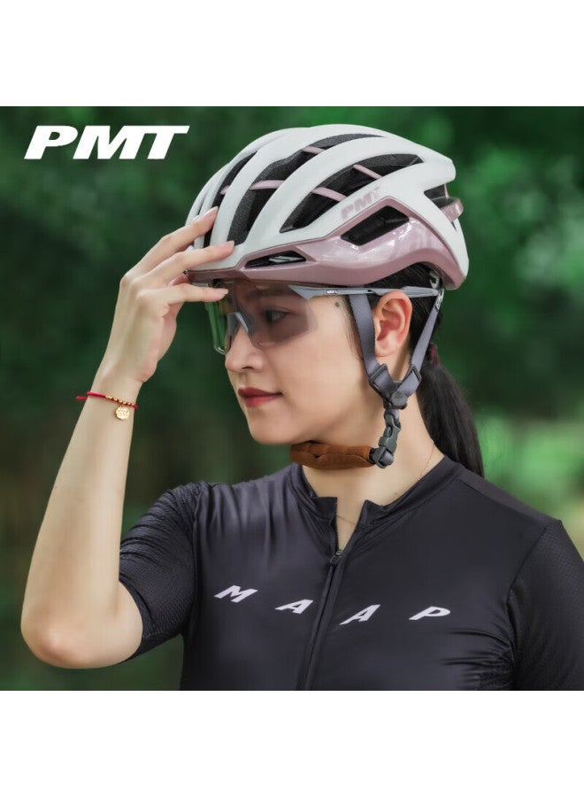 Pmt Cycling Helmet Built-in Keel Lightweight Uni Mountain Road Bike Helmet Xm Lilac M Size - Image 1