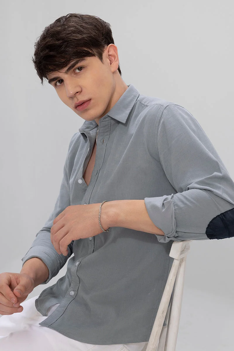 SNITCH Authentic Grey Plain Shirt