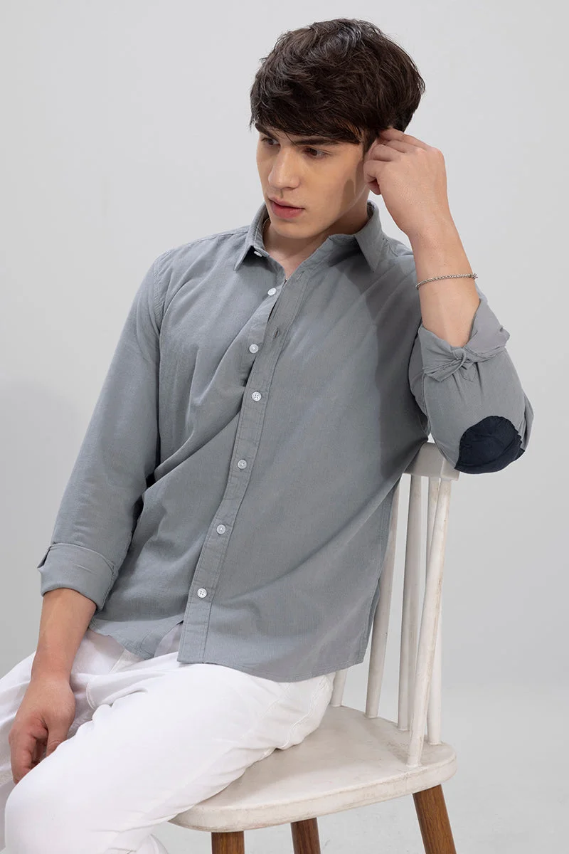 SNITCH Authentic Grey Plain Shirt