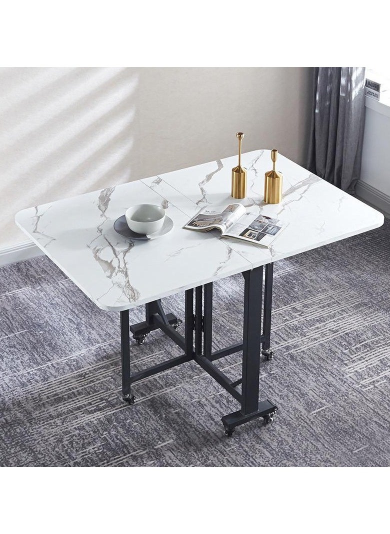 DubaiGallery Space-Saving Folding Dining Table – Extendable, Multifunctional with Adjustable Feet, Perfect for Small Spaces  - Image 1