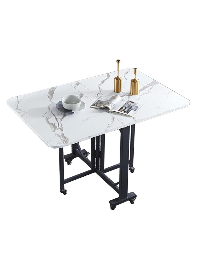 DubaiGallery Space-Saving Folding Dining Table – Extendable, Multifunctional with Adjustable Feet, Perfect for Small Spaces  - Image 2