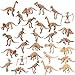 UPINS 30 Pack Dinosaur Fossil Skeletons 37 Inch Assorted Dinosaur Skeleton Toy Figures Dino Bones Educational Gift for Science Play Dino Sand Dig Party Favor Decorations - Image 3