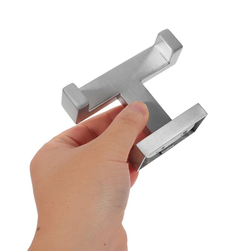 Satin Finish Stainless Steel Double Coat Hook Wall Mounted For Bathroom And Kitchen 95x71x36mm - Image 5