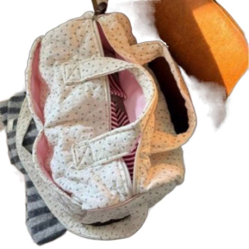 حقيبة توت قطنية يابانية للنساء كبيرة السعة - Image 5