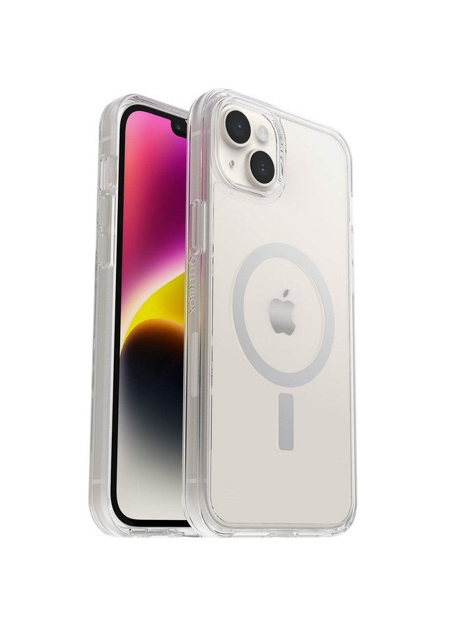 أوتربوكس جراب OtterBox Symmetry Series+ لهاتف iPhone 14 Plus - شفاف، فائق النحافة، يلتصق بـ MagSafe، حواف مرتفعة تحمي الكاميرا والشاشة - Image 1