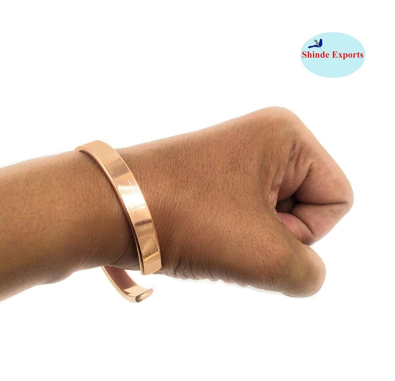 SHINDE EXPORTS Pure Copper Kada/Bracelet for Men and Women. - Image 3