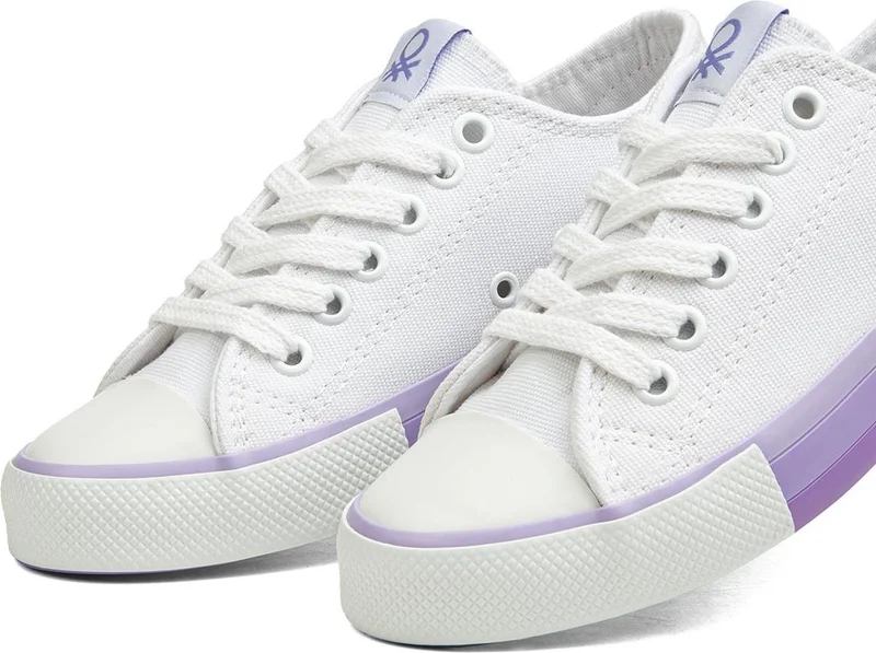 بينيتون ® | BN-90176 - 3374 White Lilac - Women's Sports Shoes