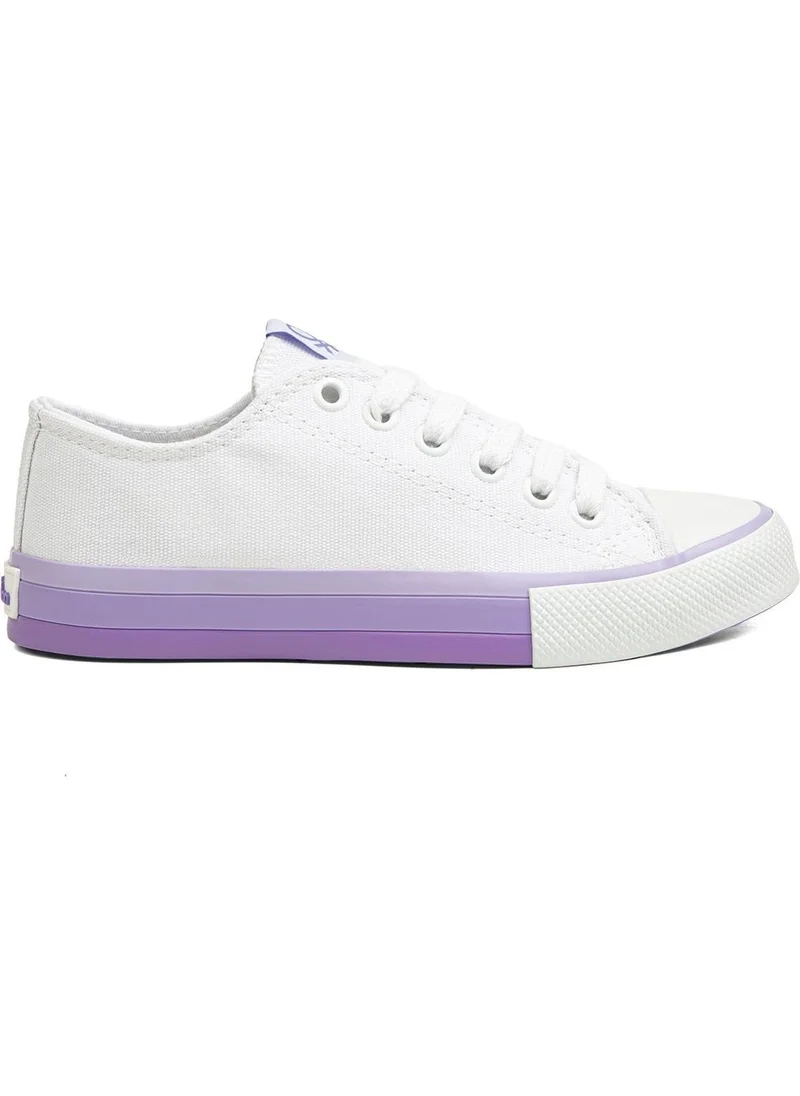 Benetton ® | BN-90176 - 3374 White Lilac - Women's Sports Shoes