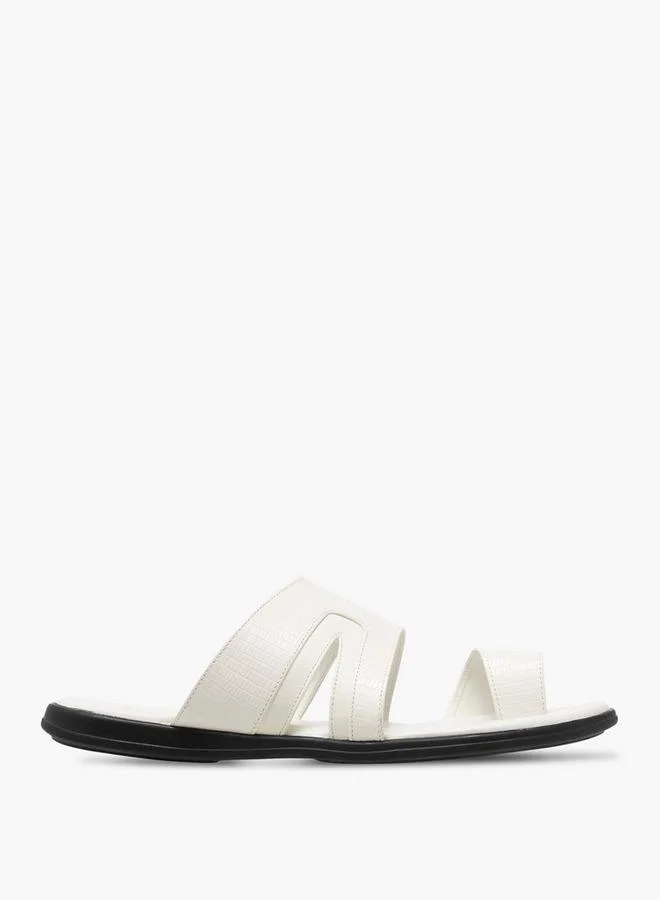Al Waha Men Toe Loop Detail Arabic Sandals
