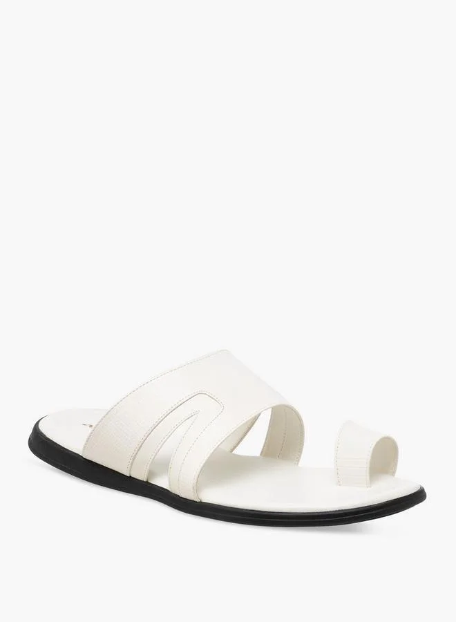 Men Toe Loop Detail Arabic Sandals