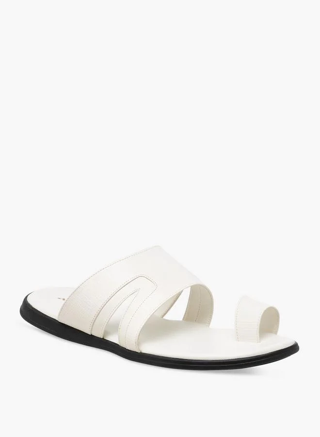 Al Waha Men Toe Loop Detail Arabic Sandals