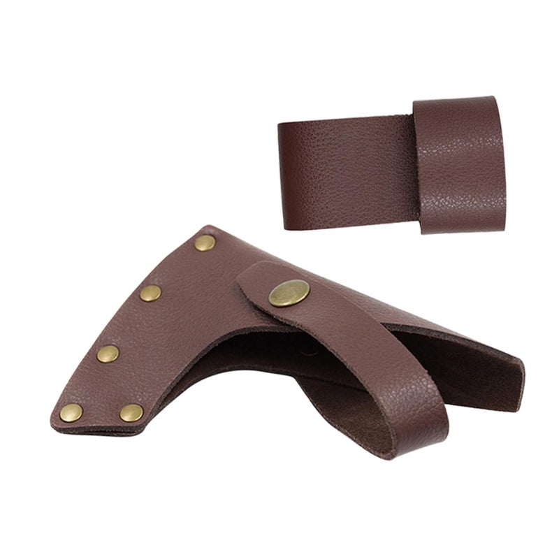 Wear Resistant Lightweight Hatchet Cover Light Brown Protective Case For Camping - Image 2