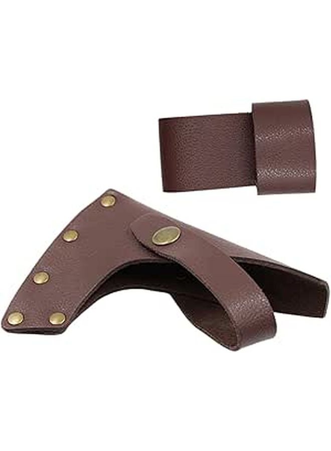 Wear Resistant Lightweight Hatchet Cover Light Brown Protective Case For Camping - Image 1