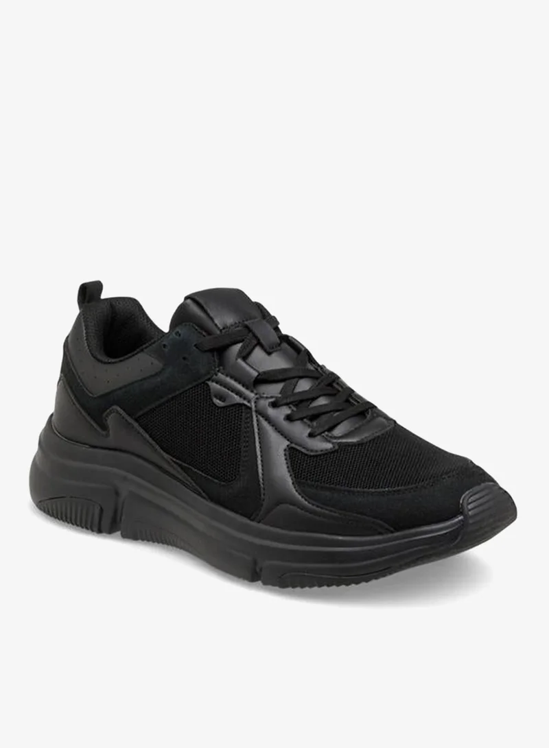 ال بي ال من شو اكسبرس Men Panelled Lace-Up Sneakers