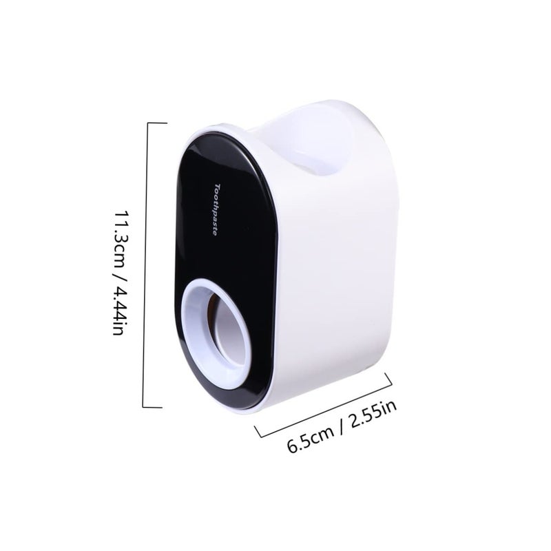 Automatic Toothpaste Squeezer Wall Mounted Dispenser For Bathroom Easy Installation Black - Image 3