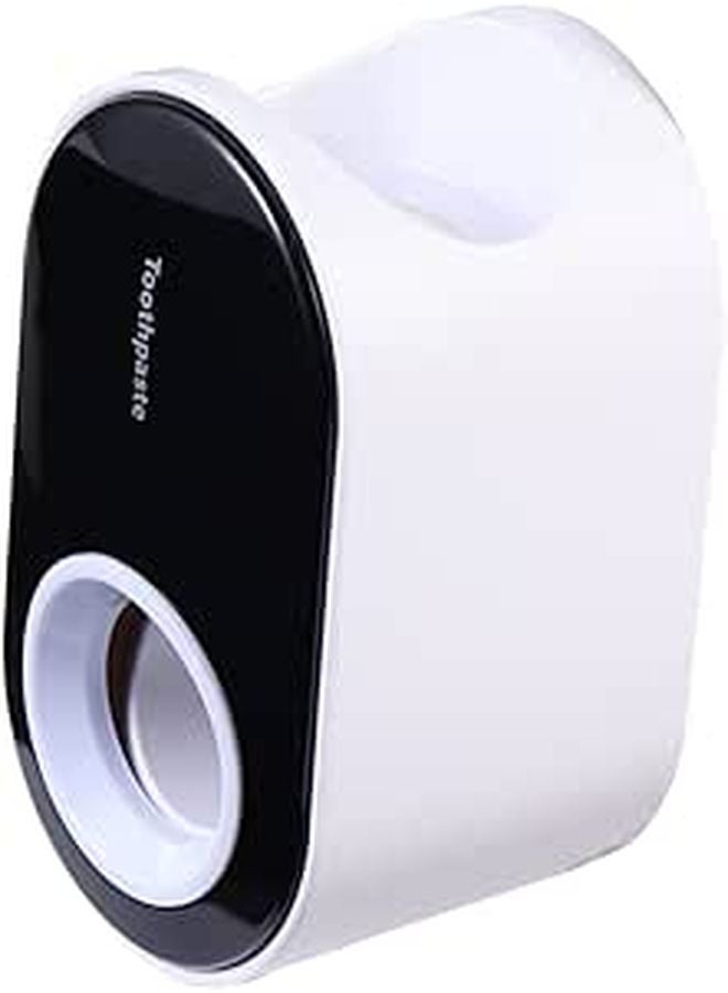 Automatic Toothpaste Squeezer Wall Mounted Dispenser For Bathroom Easy Installation Black - Image 1