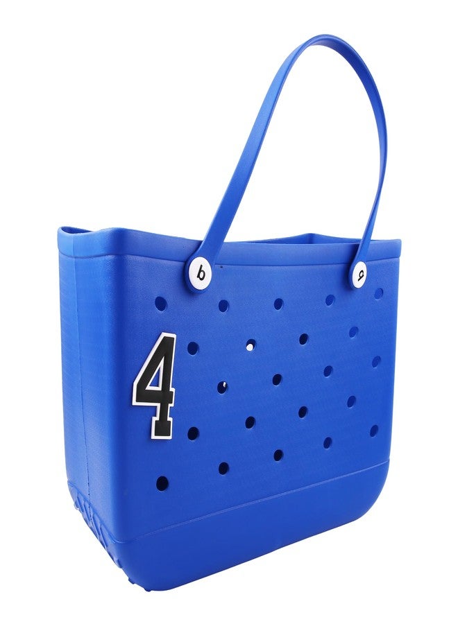 Vagocom Number Charm for Bogg Bag and Simply Southern Tote - Decorative Number Inserts Accessories for Beach Bag - DIY Personalizing Your Handbag(Number 4) - Image 3