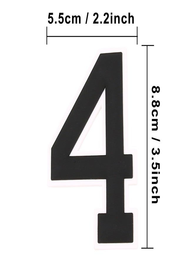 Vagocom Number Charm for Bogg Bag and Simply Southern Tote - Decorative Number Inserts Accessories for Beach Bag - DIY Personalizing Your Handbag(Number 4) - Image 2