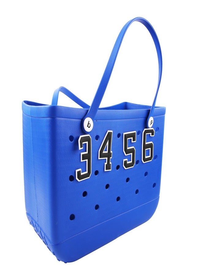 Vagocom Number Charm for Bogg Bag and Simply Southern Tote - Decorative Number Inserts Accessories for Beach Bag - DIY Personalizing Your Handbag(Number 4) - Image 5