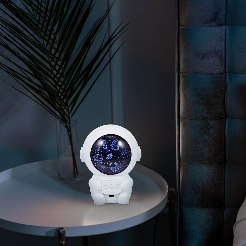 Night Lamp Astronaut Bedside Light Lamp Bedroom Tabletop Projection Lamp - Image 4