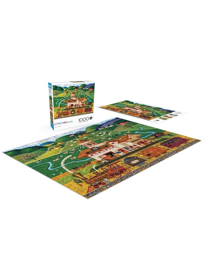 Buffalo Games - Charles Wysocki - Fox Hill Farms - 1000 Piece Jigsaw Puzzle - Image 4