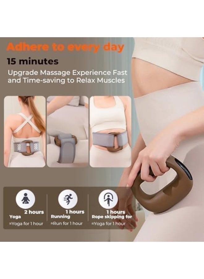 Portable Electric Fascia Ring Massager Full Body Deep Tissue Vibration Muscle Recovery Device with Adjustable Massage Modes - Image 3