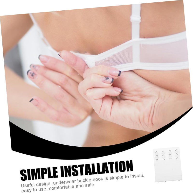FRCOLOR Elastic Strap Extender Hooks for Women Underwear Buckle Hook for Fit Convenient Replacement for Straps - Image 3