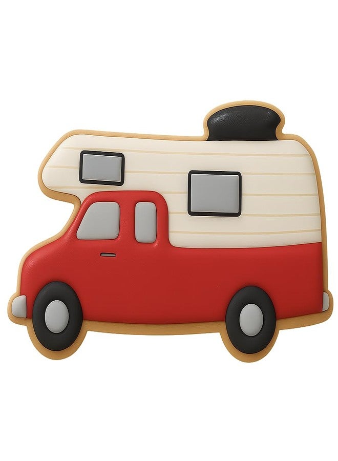 Foose RV Camper Cookie Cutter 4 Inch -Tin Plated Steel Cookie Cutters - RV Camper Cookie Mold - Image 3