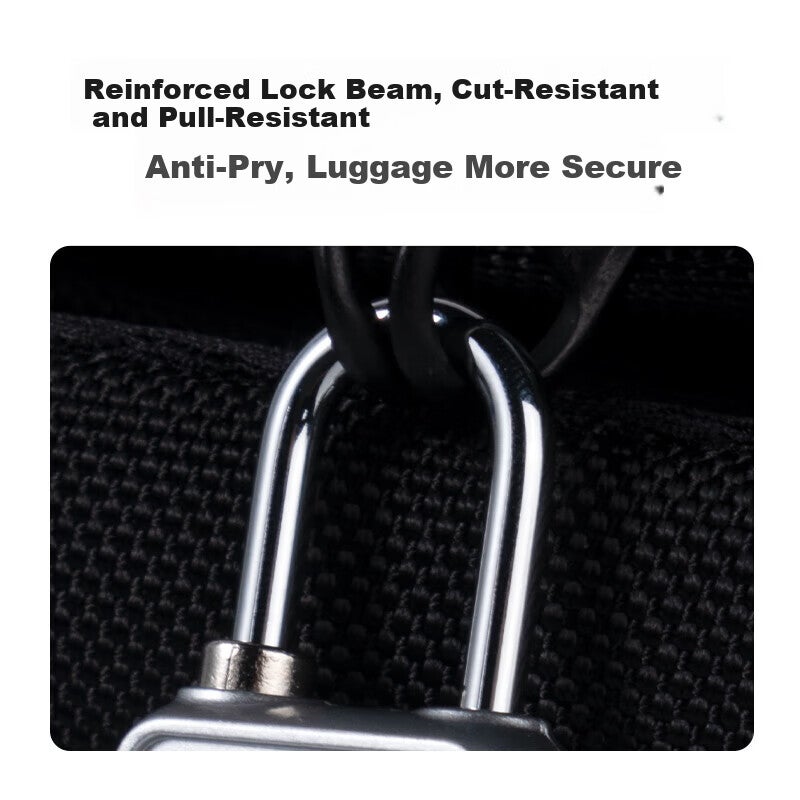 JD Jing Zao BANANA TRIP Travel TSA Combination Lock Three-Key Luggage Lock Cabinet Backpack Suitcase Password Lock Dark Blue - Image 4
