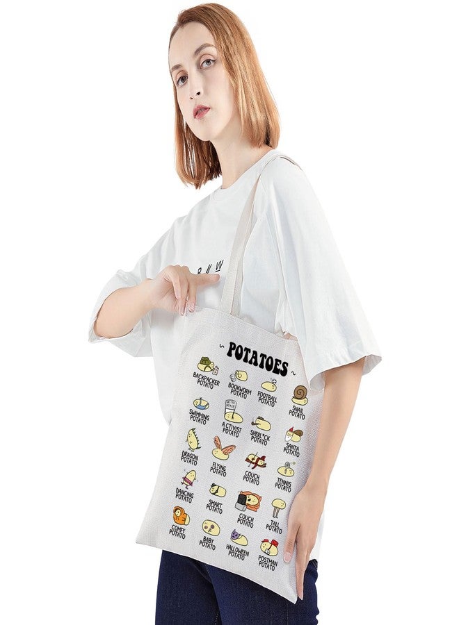 G2TUP Potatoes Tote Bag - Potato Lover Gift & Shopping Bag - Image 3