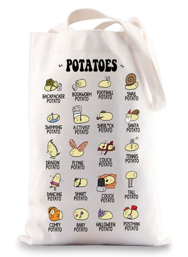 G2TUP Potatoes Tote Bag - Potato Lover Gift & Shopping Bag - Image 1