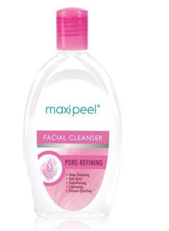 MAXI PEEL Maxipeel Facial Cleanser Pore Refining Cleanser - Deep Cleansing and Vitamin-Enriched - Anti-Acne, Smoothening and Lightening - 135ml  - Image 1
