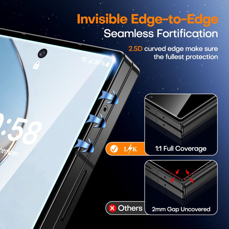 ال كي LϟK [عبوة من 2+1] لهاتف Samsung Galaxy Z Fold 8 Ultra - Image 3