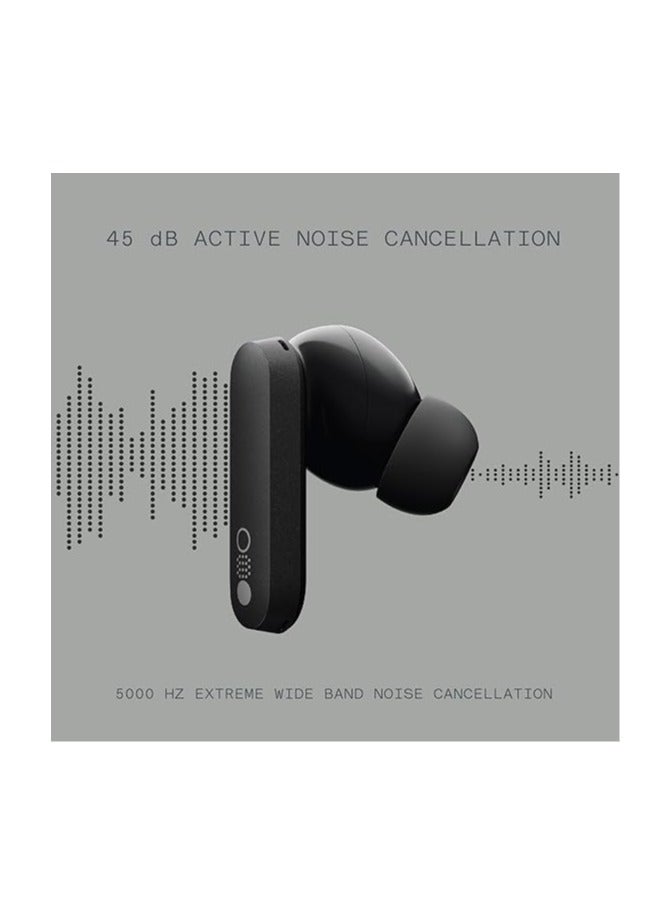 CMF by Nothing Buds Pro Wirelesss Earphones with 45 dB ANC, Ultra Bass Technology, Custom Dynamic Bass, IP54 Dust and Water Resistance, 6 HD Mics and Up to 39 Hours of Battery - Dark Grey - Image 5