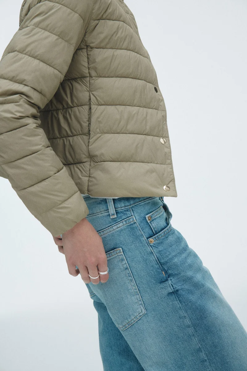 اتش اند ام جاكيت بتصميم محشو