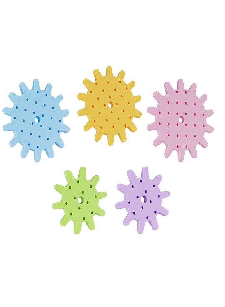 kuromi Electric Building Block Gear Toy for 3 4 5 6+Years Old Boys & Girls,DIY Plastic Brick Toys,Fun Learning Blocks,Interlocking Learning Blocks,83 Pieces (Kuromi Shape) - Image 3