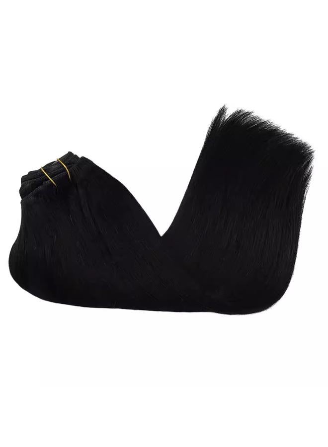 Bluejw European And American Real Hair Wig Women's Card Hair Seven-Piece Set Real Hair Extending Clip In Human Hair - Image 5