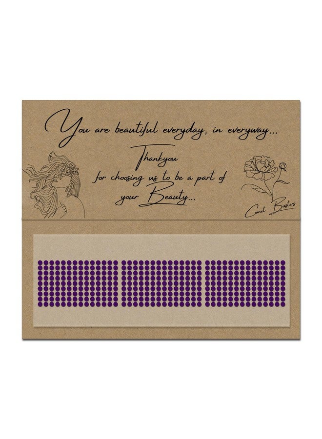 كوميت باسترز بيندي فول داي وير دائرية مخملية أرجوانية للنساء (2 مم) (bf206) (عبوة من قطعة واحدة) - Image 2