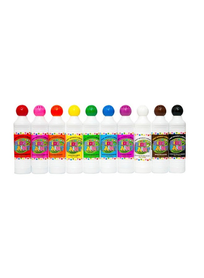 Crafty Dab Kids Paints - Set of 10 - Assorted Colors - Scented - Image 1