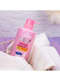 A Bonne' Enhanced Milk Formula Collagen & Niacinamide Sunscreen Lotion SPF 500ml  - Image 2
